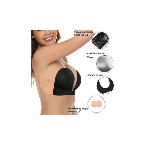 Plunge Strapless Backless Push-up Bra - Picture 3 of 8